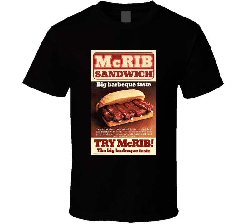 Mc Rib Mcd Classic Sandwich Funny T Shirt Mc Rib Mcd Classic Sandwich Funny T Shirt