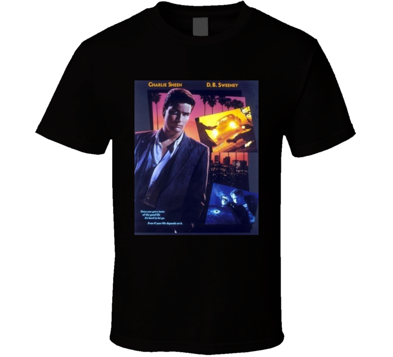 Charlie Sheen No Man's Land 80s Movie T Shirt Charlie Sheen No Man's Land 80s Movie T Shirt