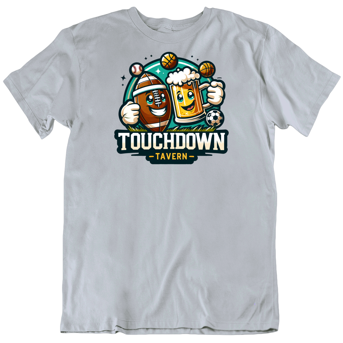Touchdown Tavern Sports Bar Funny Food Drink T Shirt Touchdown Tavern Sports Bar Funny Food Drink T Shirt