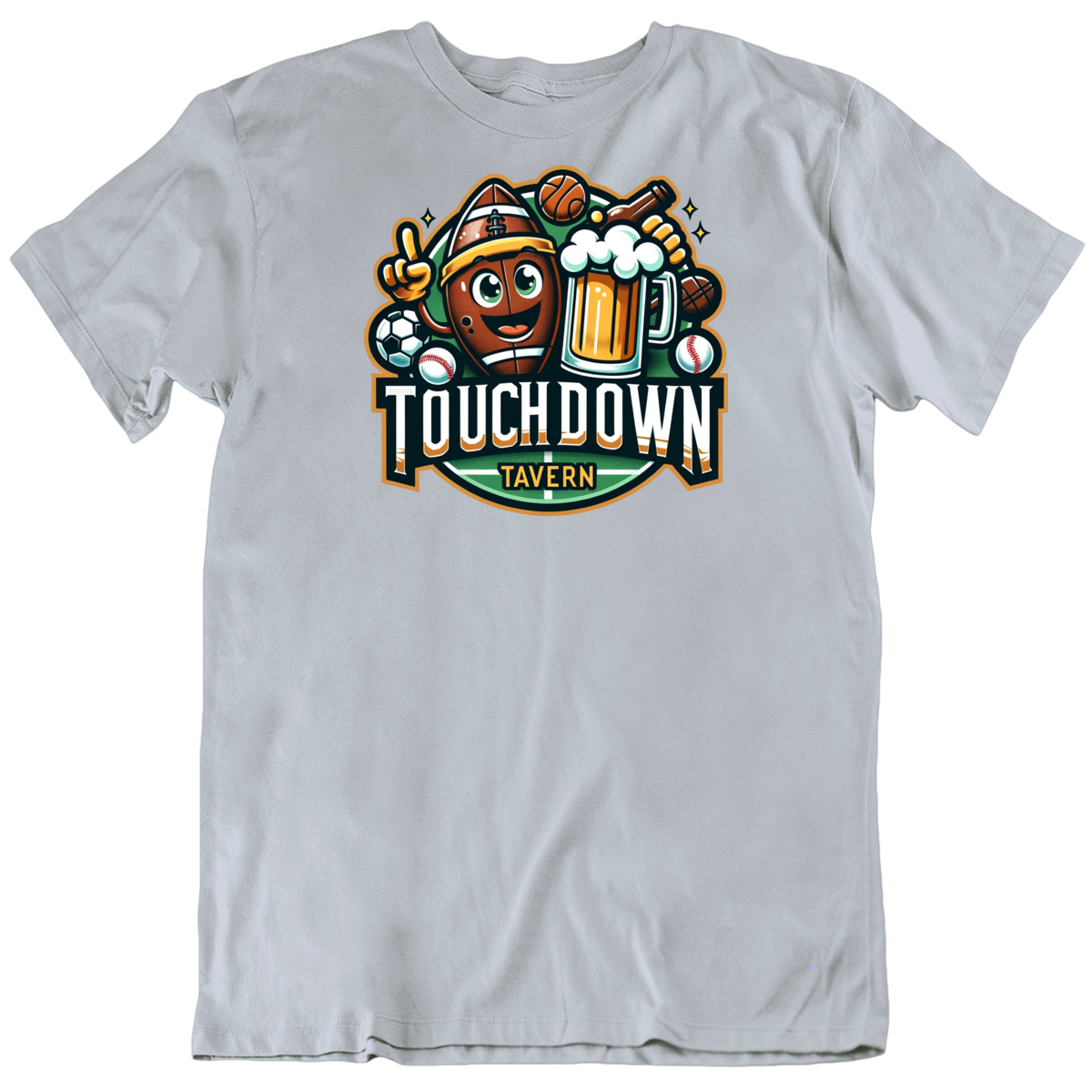 Touchdown Tavern Sports Bar Parody Funny Food Drink T Shirt Touchdown Tavern Sports Bar Parody Funny Food Drink T Shirt
