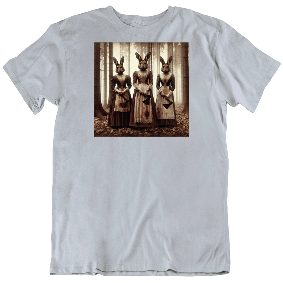 Evil Easter Rabbits Bunnies Creepy T Shirt Evil Easter Rabbits Bunnies Creepy T Shirt