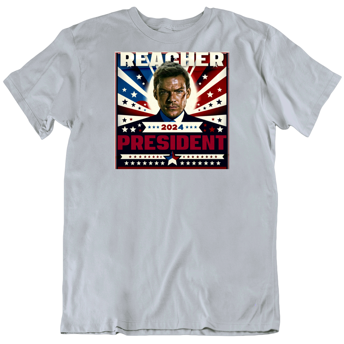 Reacher 2024 Usa Presidential Election Parody T Shirt Reacher 2024 Usa Presidential Election Parody T Shirt