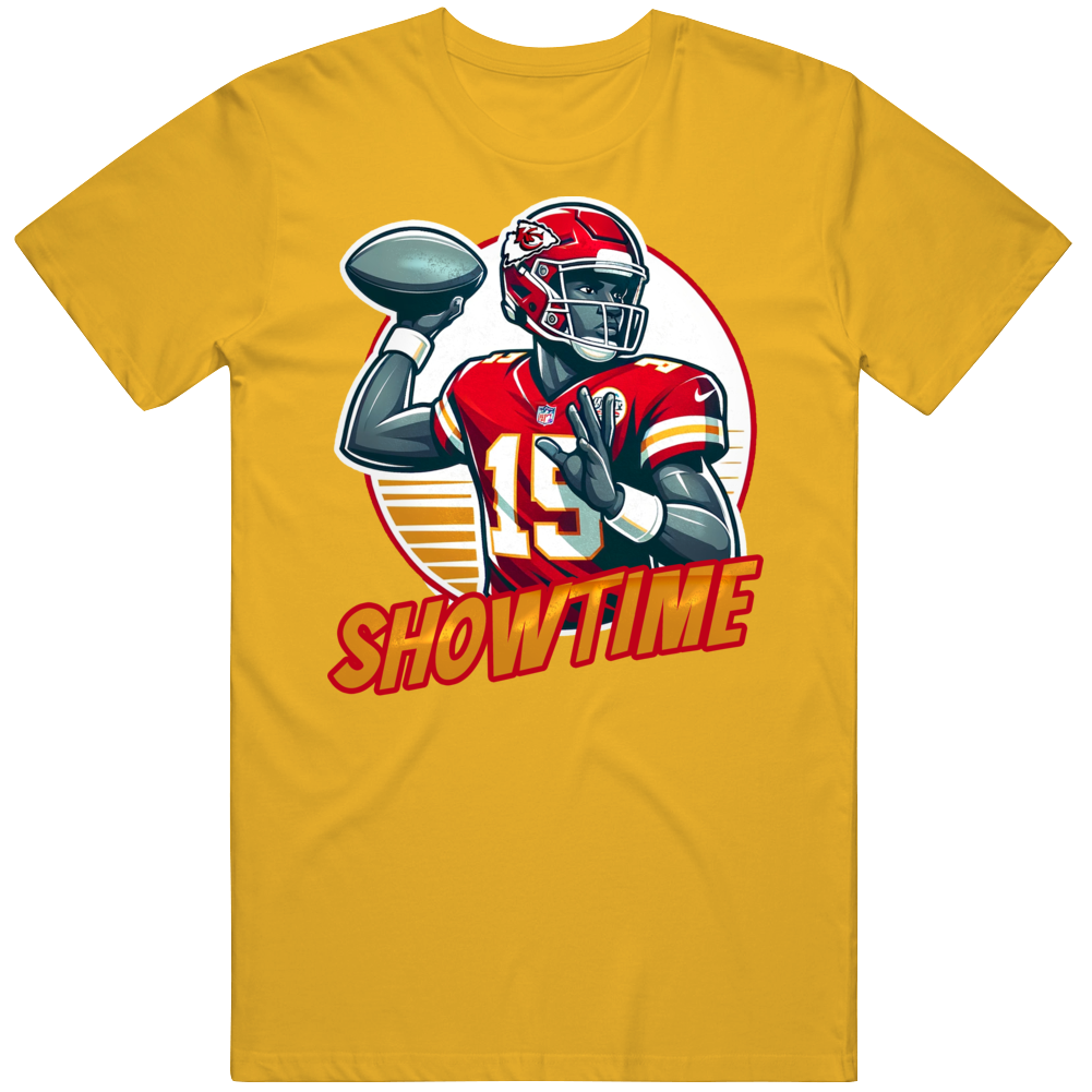 Showtime Patrick Mahomes Kansas City Football Fan T Shirt Showtime Patrick Mahomes Kansas City Football Fan T Shirt
