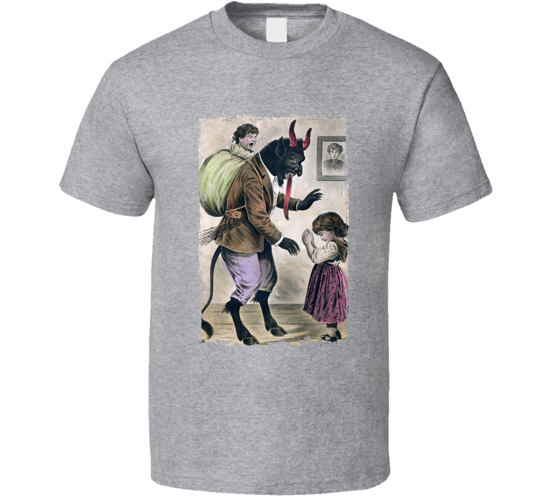 Krampus Vintage Christmas Card T Shirt Krampus Vintage Christmas Card T Shirt