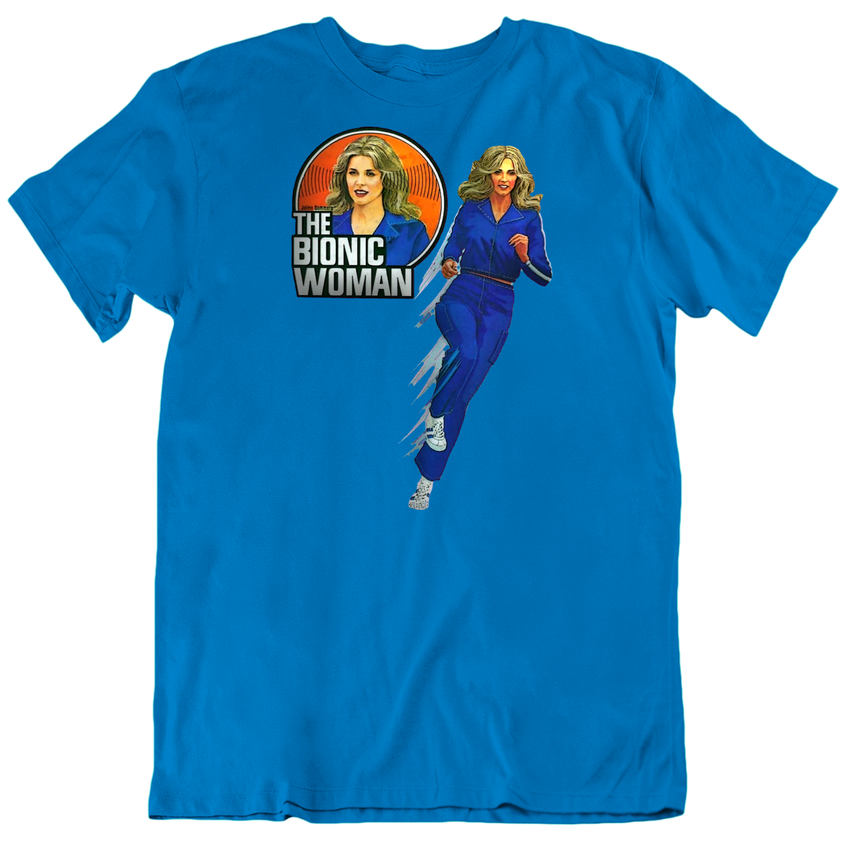 The Bionic Woman Lindsay Wagner Tv Icon 70s Fan T Shirt The Bionic Woman Lindsay Wagner Tv Icon 70s Fan T Shirt