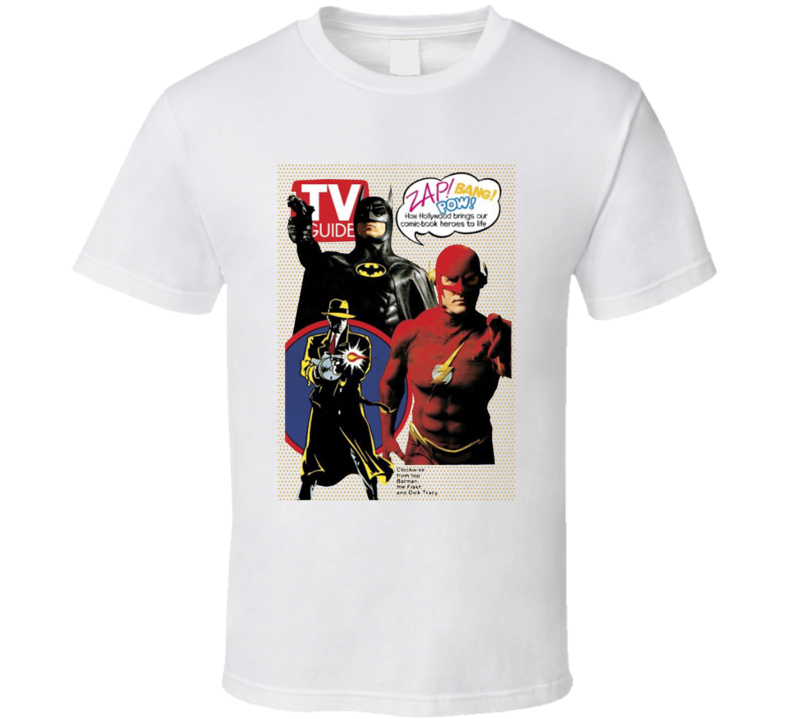 Batman The Flash Dick Tracy Tv T Shirt Batman The Flash Dick Tracy Tv T Shirt