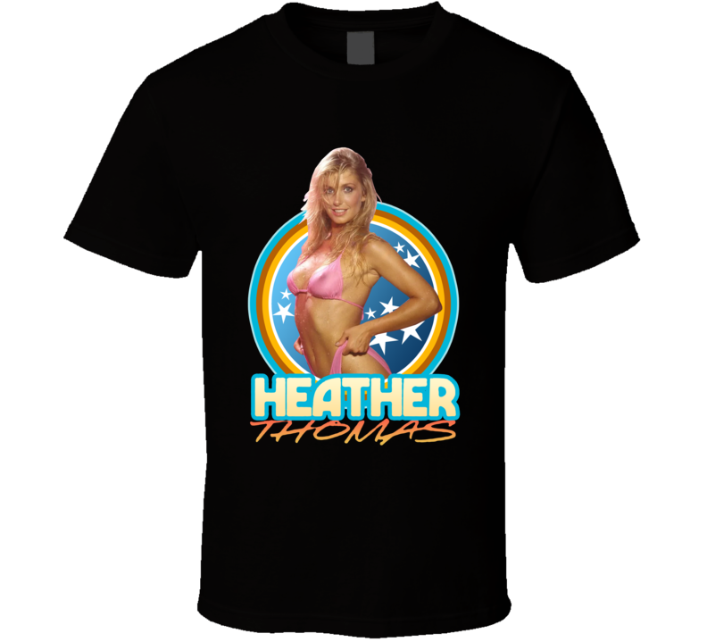 Heather Thomas Pin Up T Shirt Heather Thomas Pin Up T Shirt