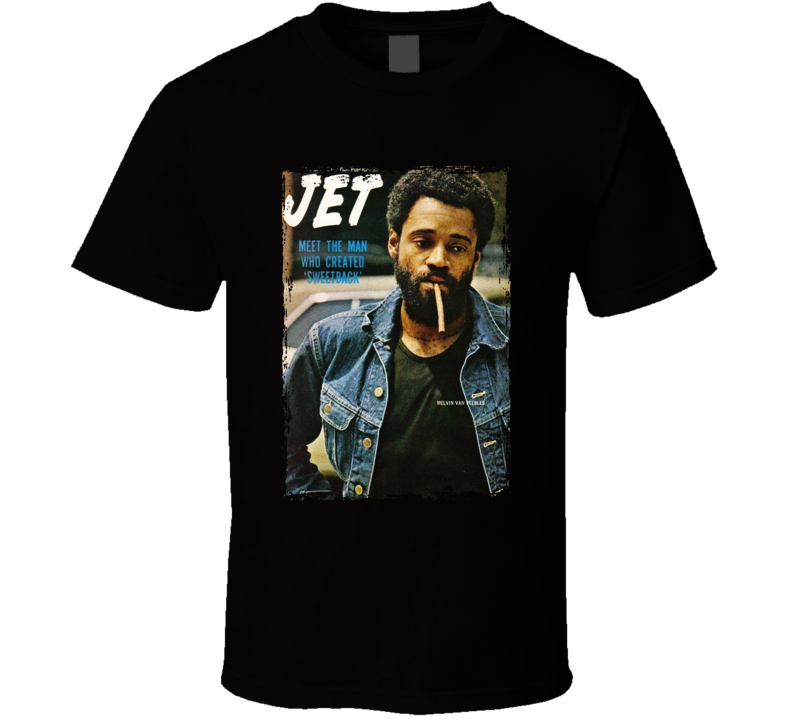 Melvin Van Peebles Jet Magazine Cover T Shirt Melvin Van Peebles Jet Magazine Cover T Shirt