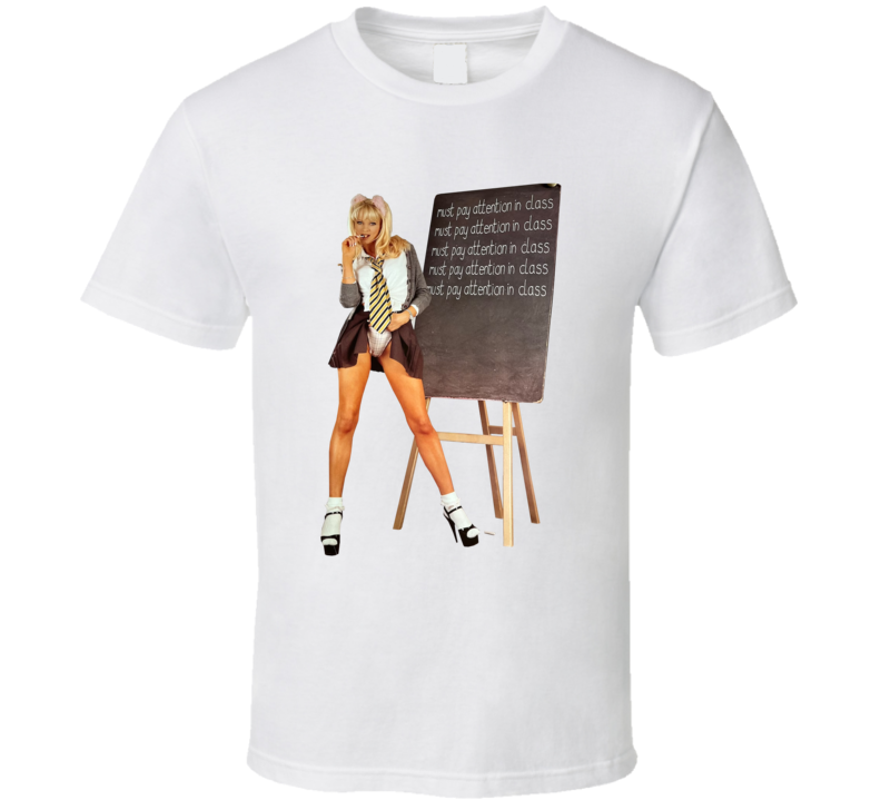 Must Pay Attention In Class Naughty School Girl T Shirt Must Pay Attention In Class Naughty School Girl T Shirt