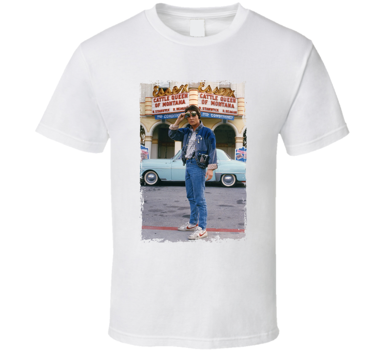 Back To The Future Michael J. Fox Movie Fan T Shirt Back To The Future Michael J. Fox Movie Fan T Shirt