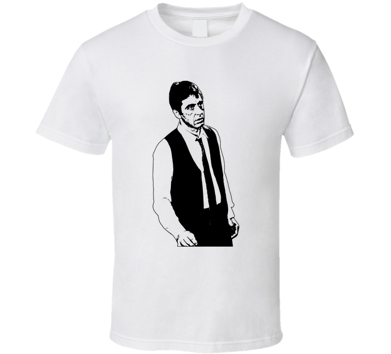 Tony Montana Al Pacino Scarface Movie Fan T Shirt Tony Montana Al Pacino Scarface Movie Fan T Shirt