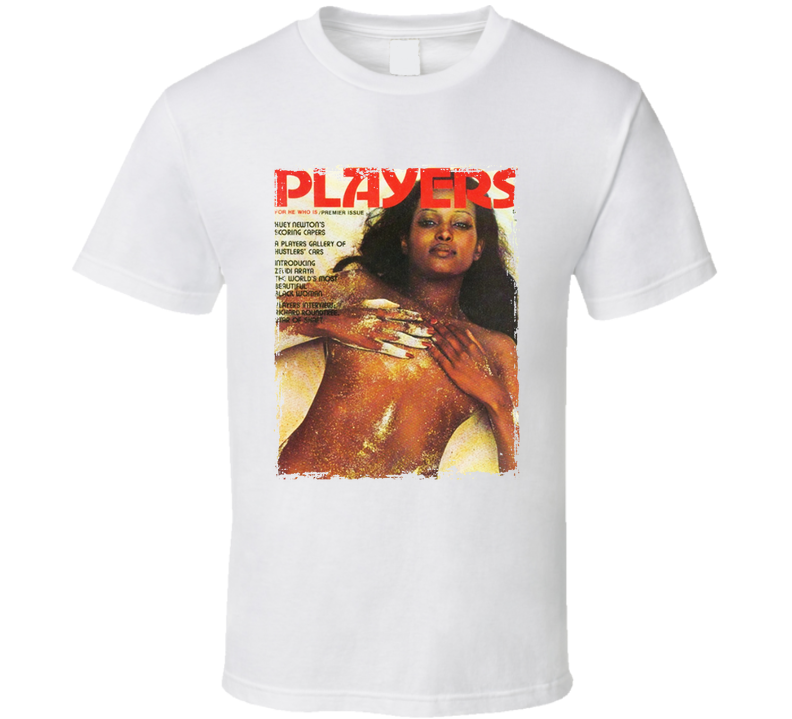 Players Magazine Premier Issue Cover T Shirt Players Magazine Premier Issue Cover T Shirt