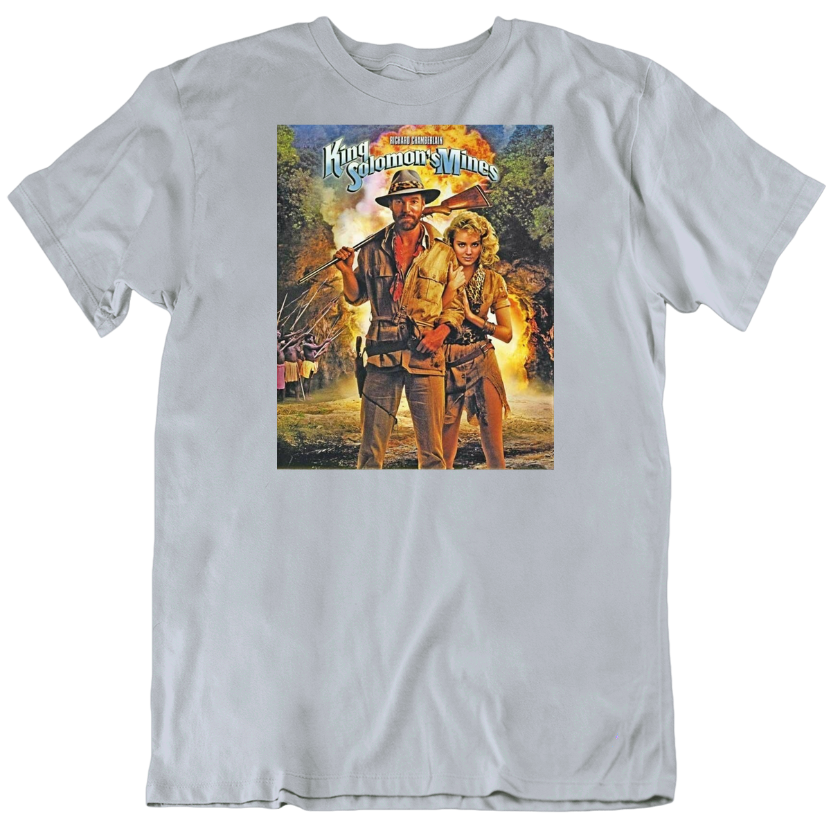 King Solomon's Mines Richard Chamberlain Movie Fan T Shirt King Solomon's Mines Richard Chamberlain Movie Fan T Shirt