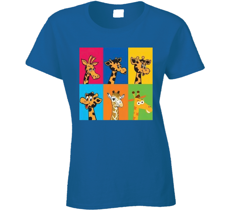 Toys R Us Geoffrey Giraffe Fan Ladies T Shirt Toys R Us Geoffrey Giraffe Fan Ladies T Shirt