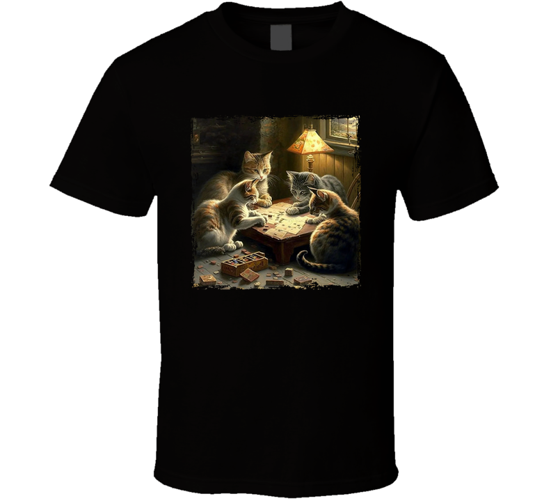 Kittens Playing Games Cute T Shirt Kittens Playing Games Cute T Shirt