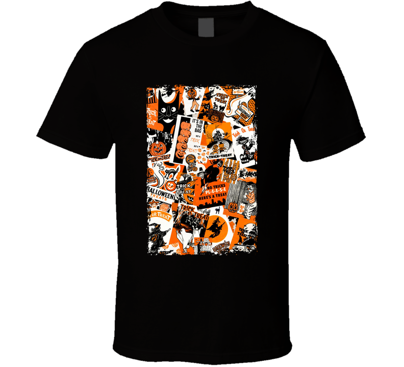 Retro Halloween Candy Bags T Shirt Retro Halloween Candy Bags T Shirt