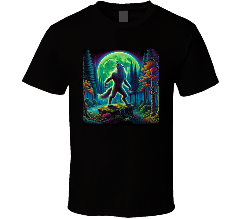 Werewolf Wolf Man Howling At The Full Moon T Shirt Werewolf Wolf Man Howling At The Full Moon T Shirt
