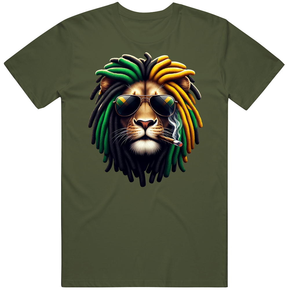 Ganja Heals Nations Jamaica Lion T Shirt Ganja Heals Nations Jamaica Lion T Shirt