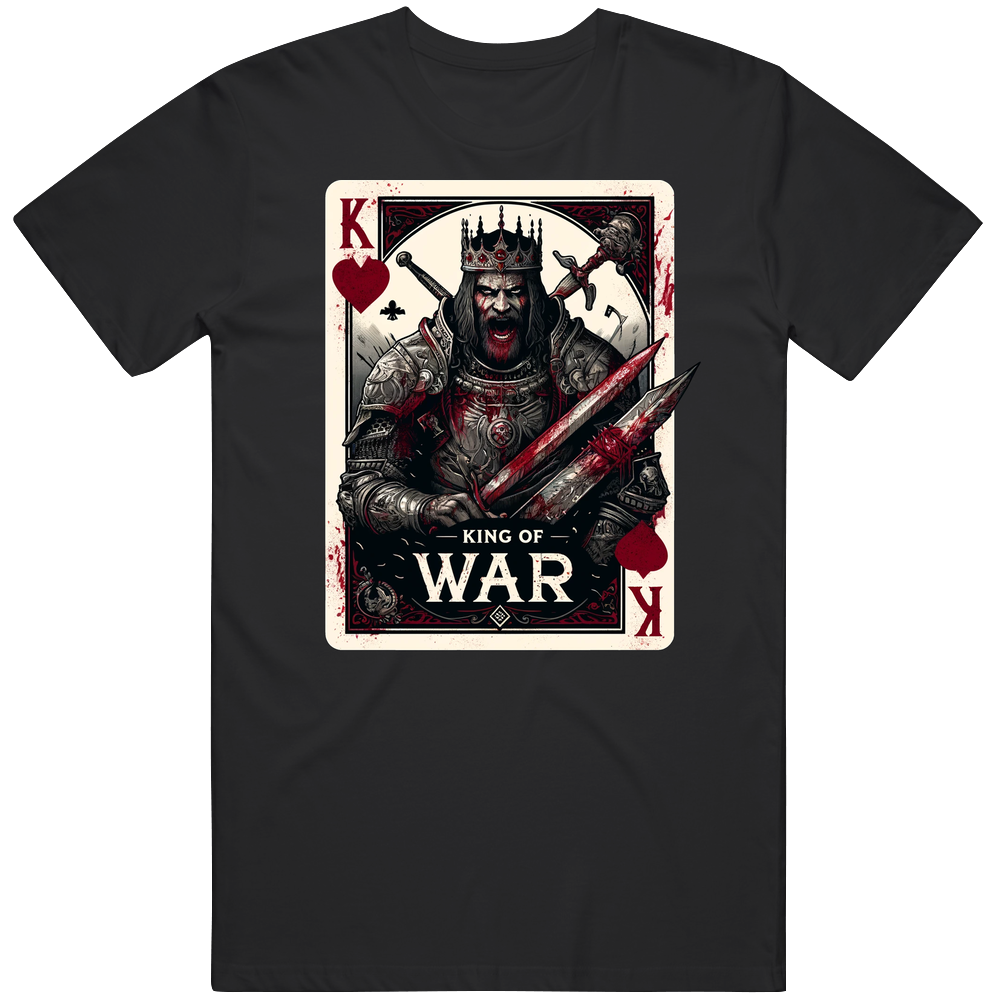 King Of War Playing Cards T Shirt King Of War Playing Cards T Shirt