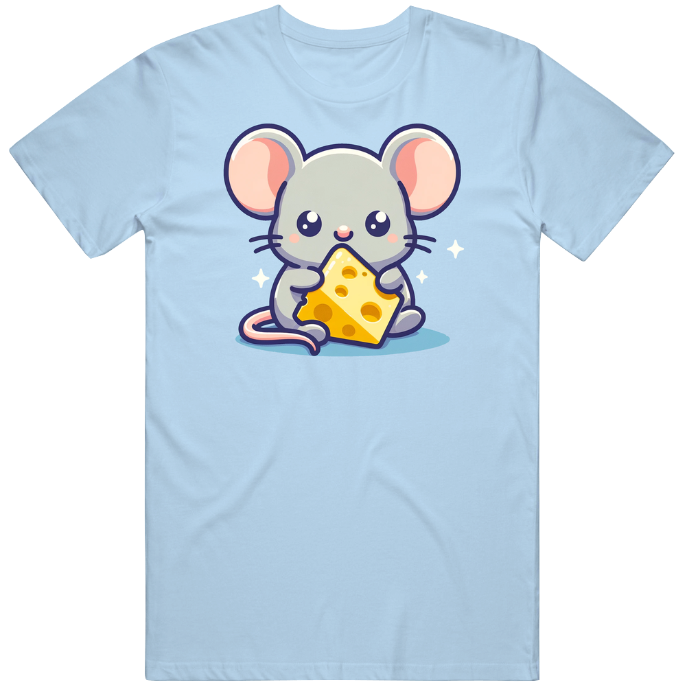 Cute Little Mouse Eating Cheese T Shirt Cute Little Mouse Eating Cheese T Shirt