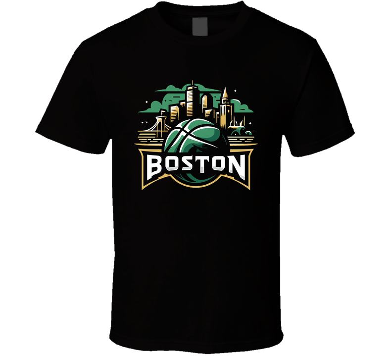 Boston Basketball Logo Fan T Shirt Boston Basketball Logo Fan T Shirt