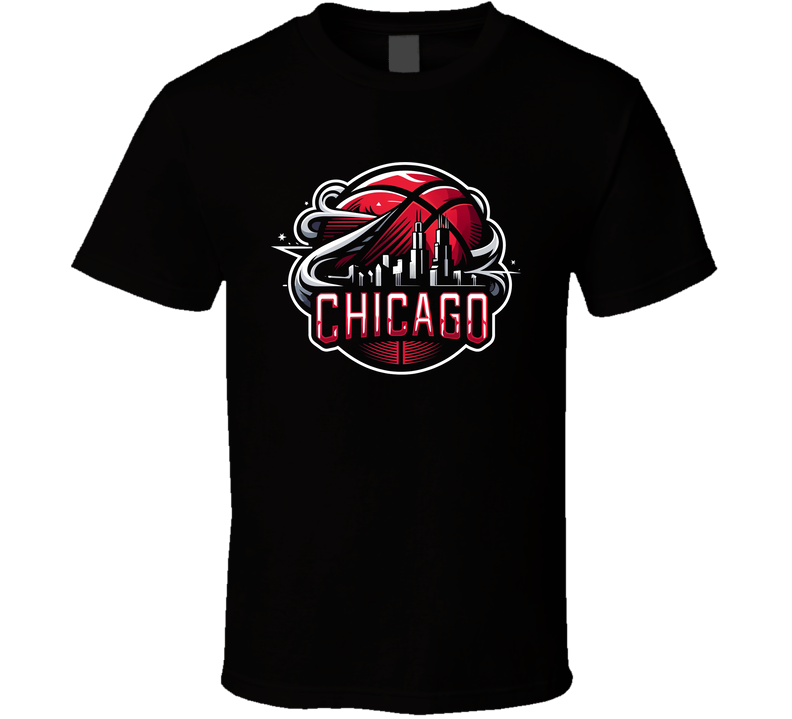 Chicago Basketball Logo Fan T Shirt Chicago Basketball Logo Fan T Shirt