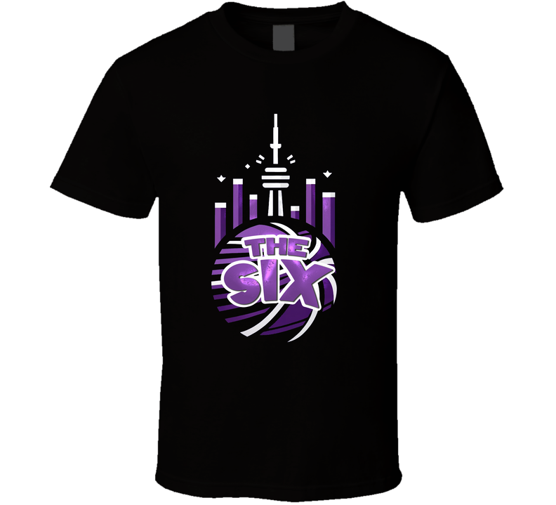 Toronto The Six Basketball Logo Fan T Shirt Toronto The Six Basketball Logo Fan T Shirt