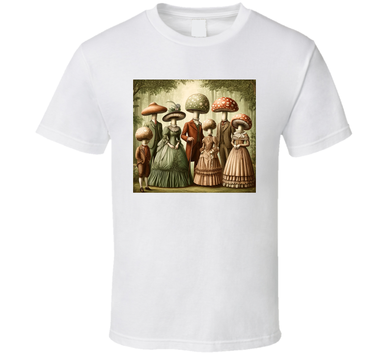 Vintage Mushroom Family Funny Weird T Shirt Vintage Mushroom Family Funny Weird T Shirt