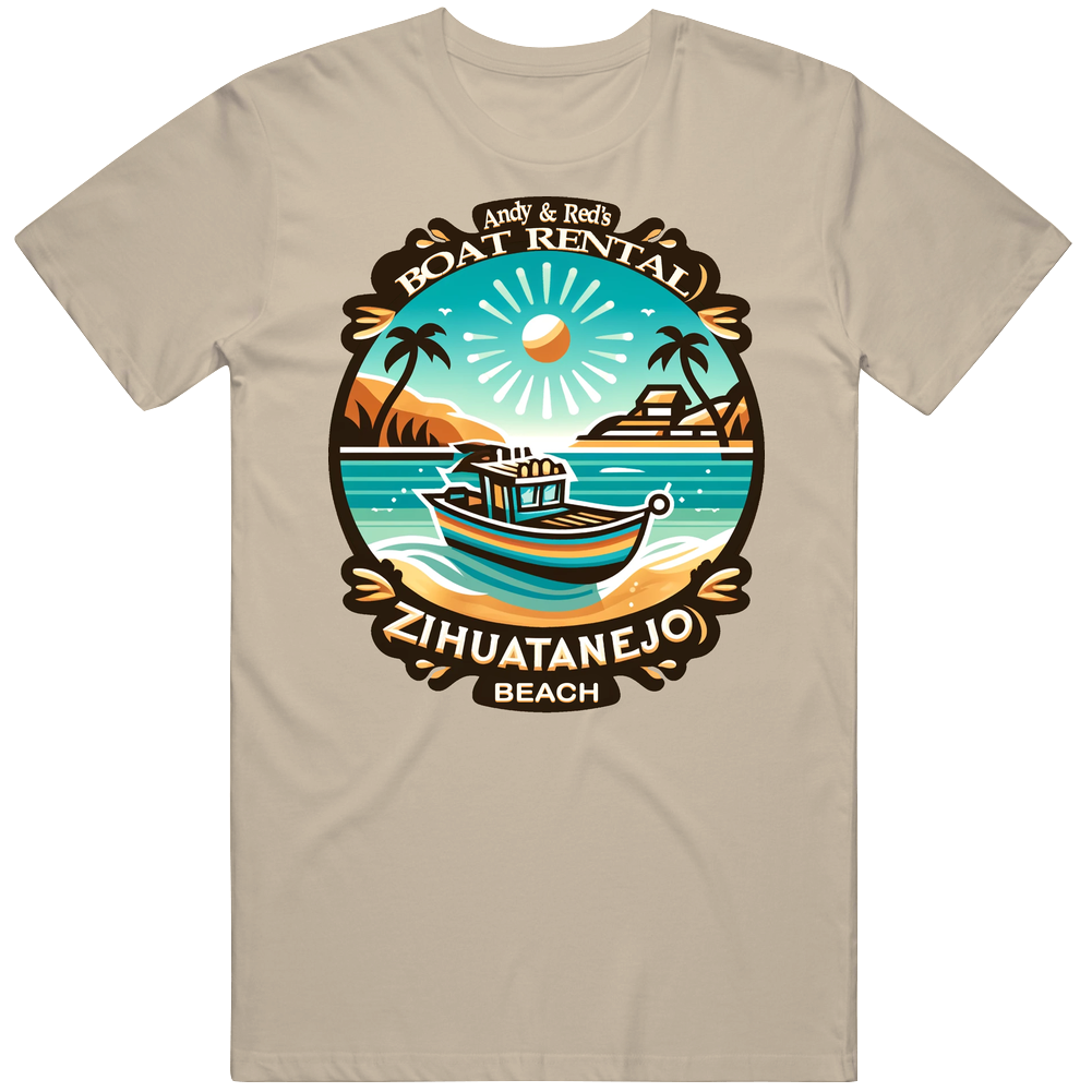 Andy And Red's Boat Rental Mexico Shawshank Parody Funny T Shirt Andy And Red's Boat Rental Mexico Shawshank Parody Funny T Shirt