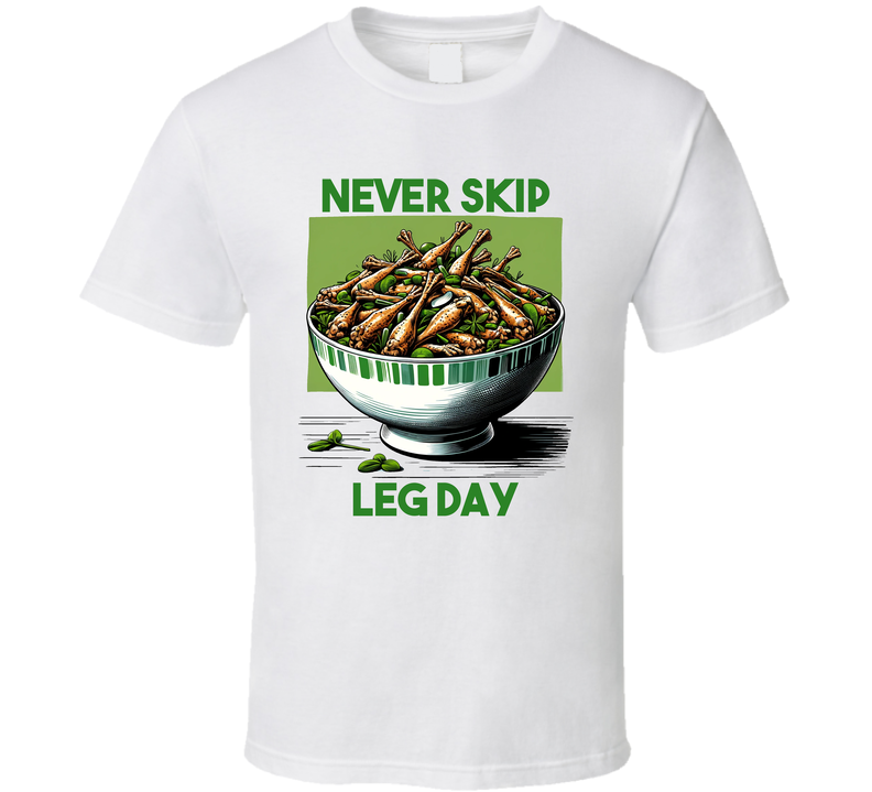 Never Skip Leg Day Frog Legs Parody Funny Gym Gear T Shirt Never Skip Leg Day Frog Legs Parody Funny Gym Gear T Shirt