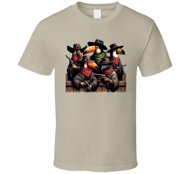 Shaghetti Western Parody Birds Funny T Shirt Shaghetti Western Parody Birds Funny T Shirt