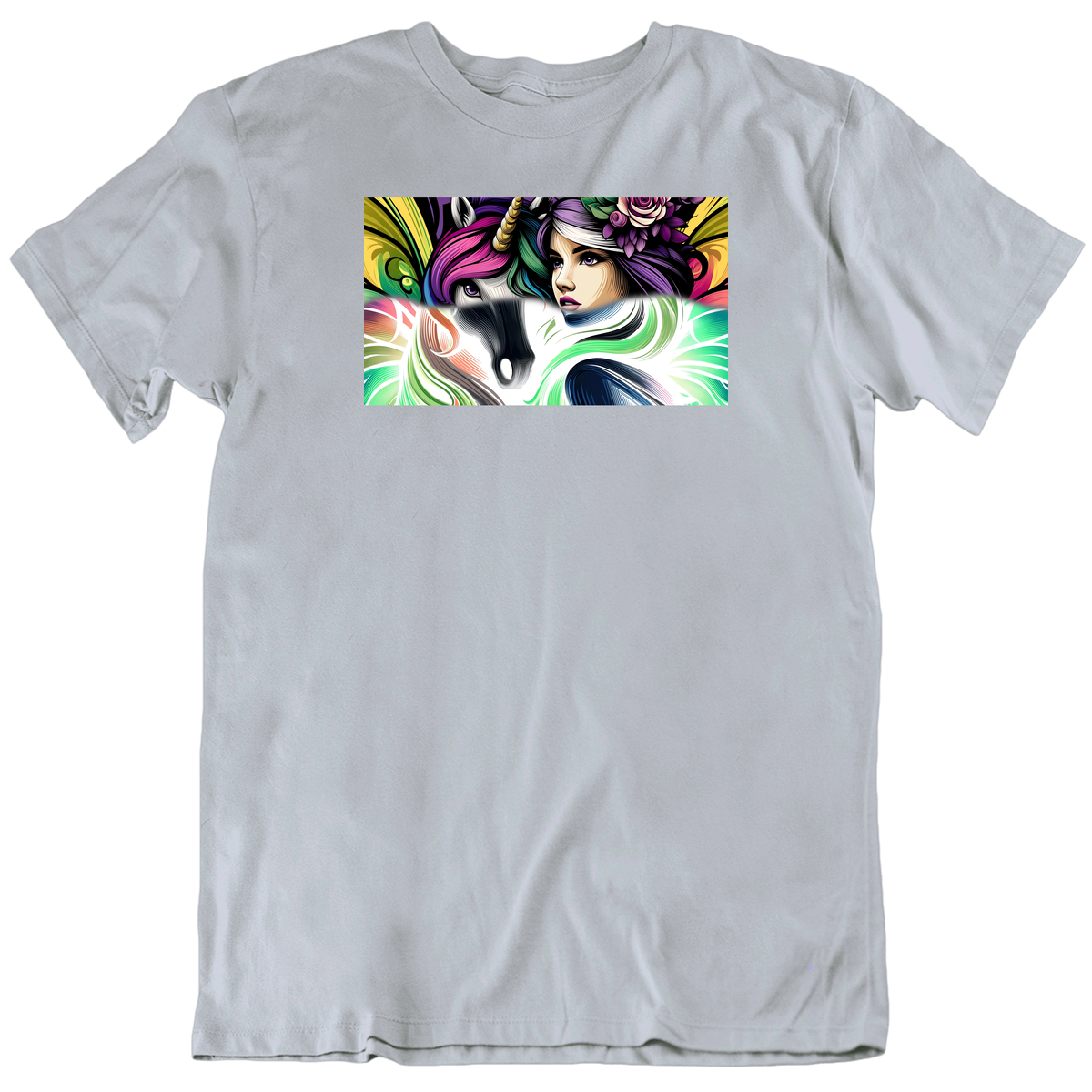 A Fairy And Her Unicorn Fantasy Dream T Shirt A Fairy And Her Unicorn Fantasy Dream T Shirt