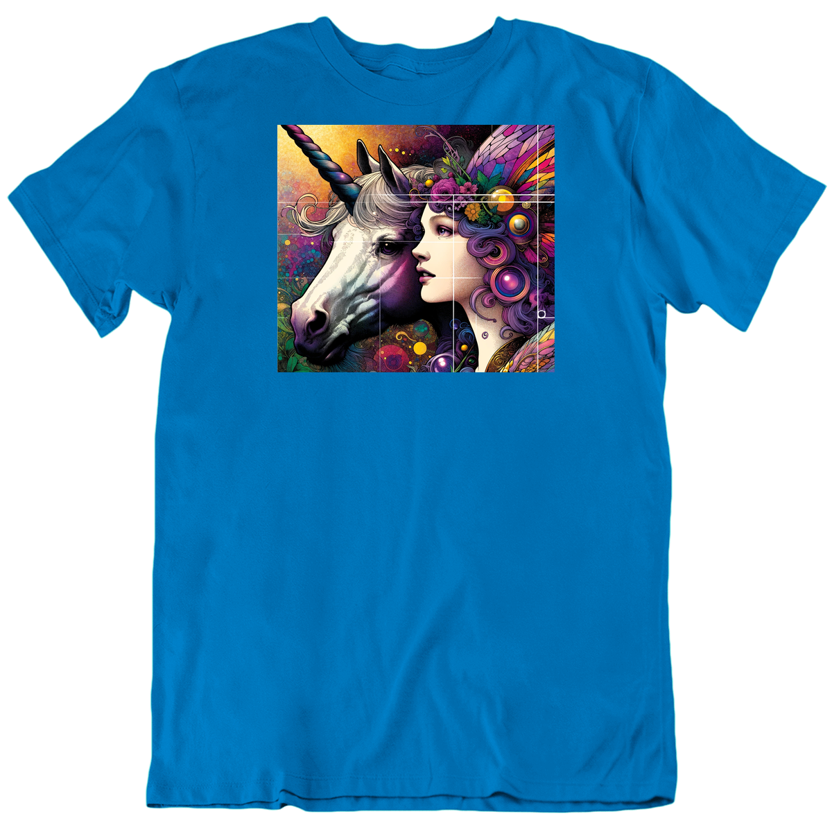 A Fairy And Her Unicorn Fantasy T Shirt A Fairy And Her Unicorn Fantasy T Shirt