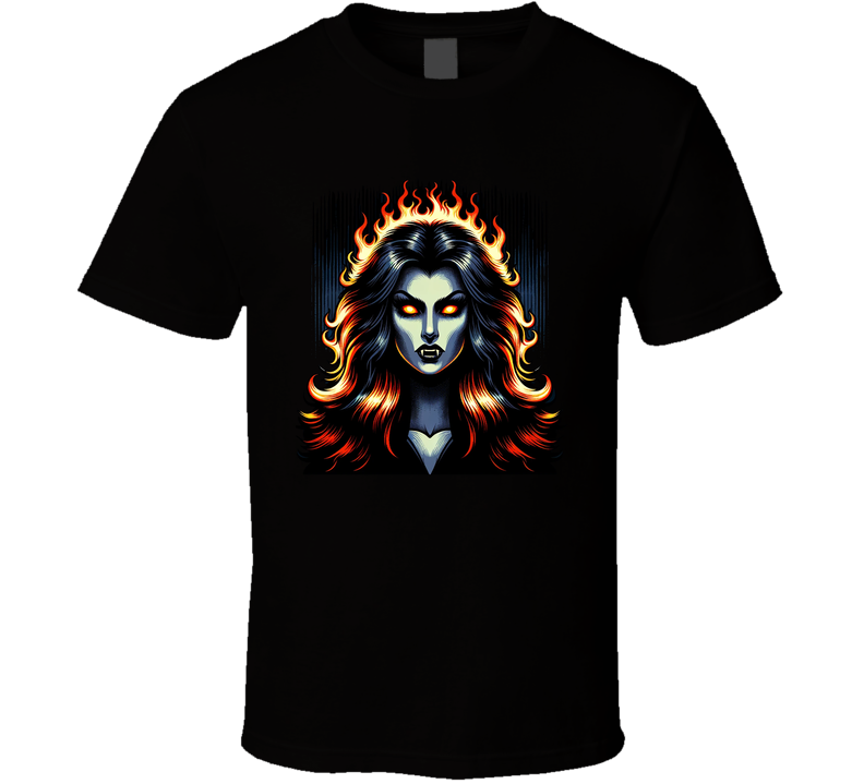 Dracula's Sister Vampire Vampiress Fantasy Horror T Shirt Dracula's Sister Vampire Vampiress Fantasy Horror T Shirt