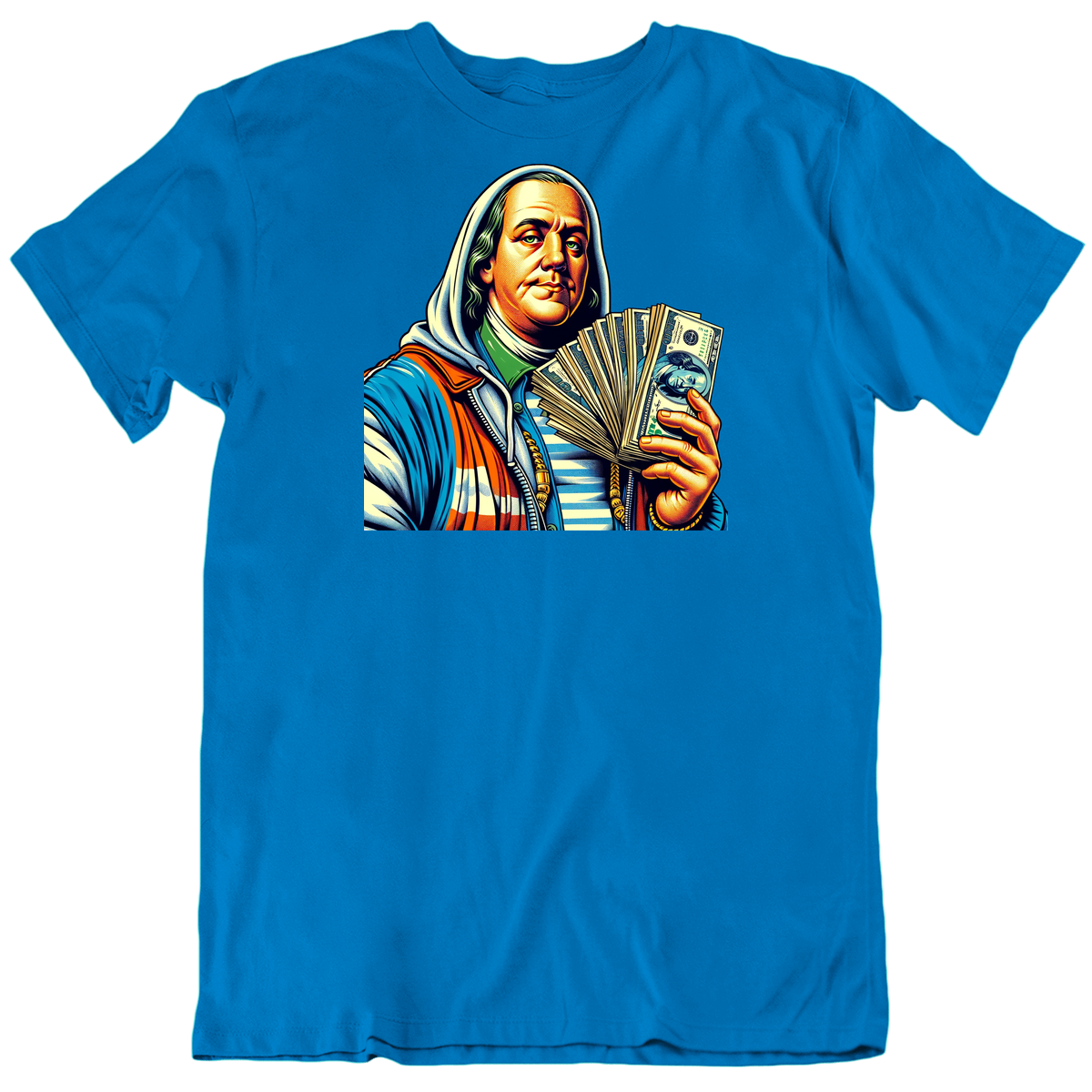 Benjamin Franklin Gangster Parody T Shirt Benjamin Franklin Gangster Parody T Shirt