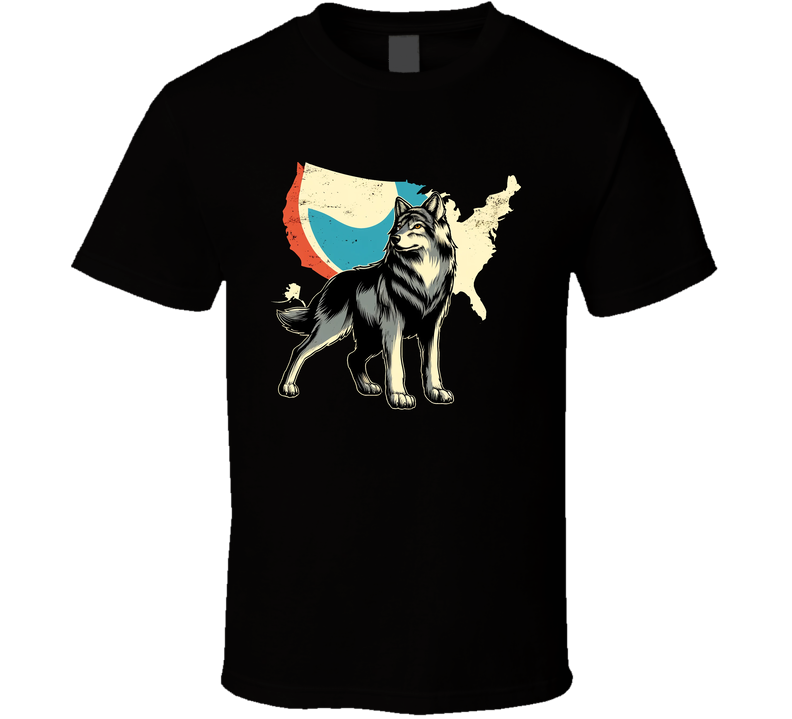 Gray Wolf North American Apex Predator T Shirt Gray Wolf North American Apex Predator T Shirt