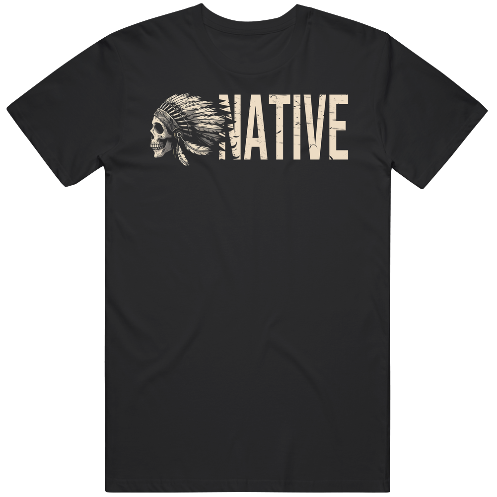 Native American History Skull T Shirt Native American History Skull T Shirt