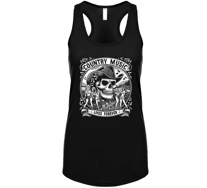Country Music Never Dies Dirt Roads Music Tanktop Country Music Never Dies Dirt Roads Music Tanktop