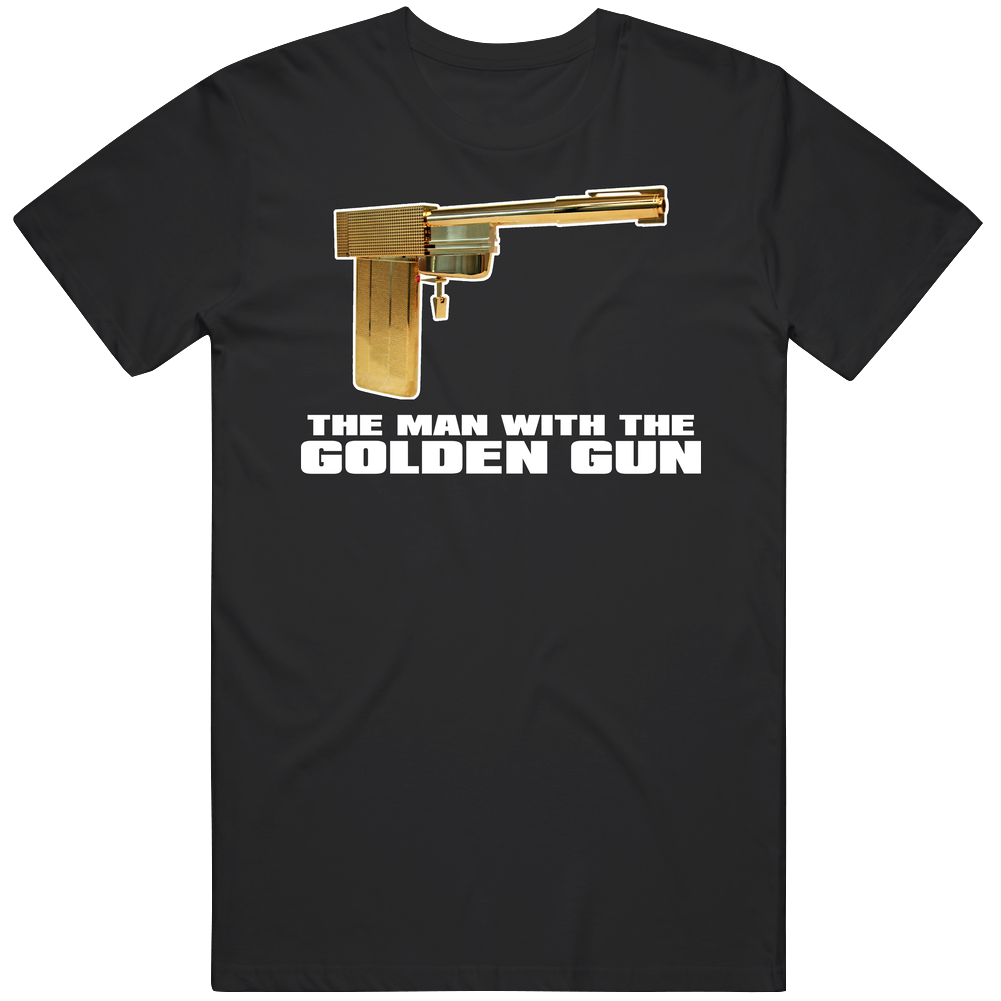 The Man With The Golden Gun James Bond T Shirt The Man With The Golden Gun James Bond T Shirt