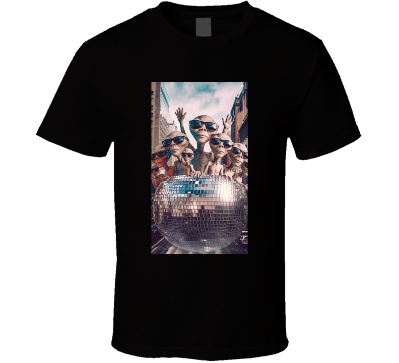 Aliens Party Funny Parody T Shirt Aliens Party Funny Parody T Shirt