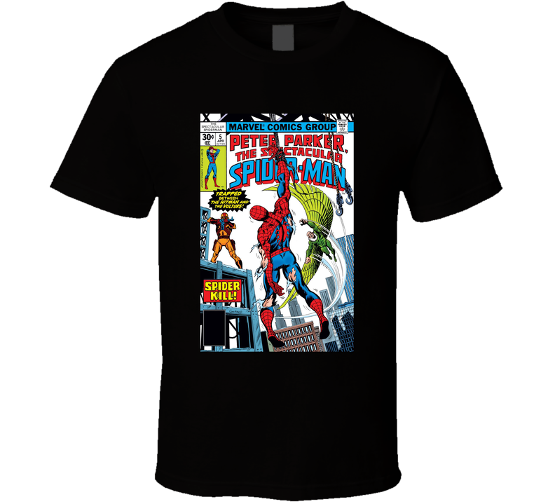 Peter Parker Spectacular Spiderman Apr 1977 Comic Cover T Shirt Peter Parker Spectacular Spiderman Apr 1977 Comic Cover T Shirt