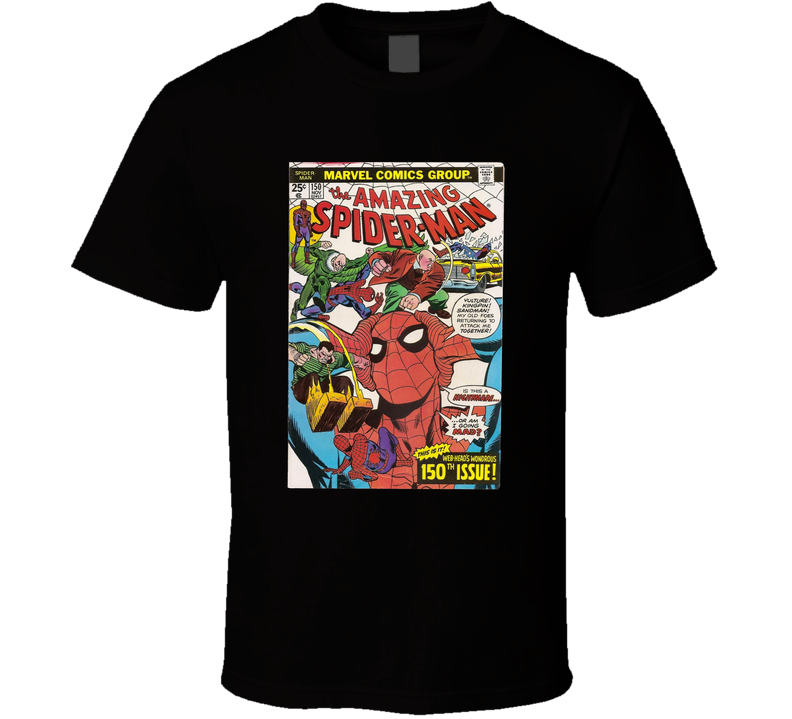 Amazing Spiderman 150 Nov Comic Cover T Shirt Amazing Spiderman 150 Nov Comic Cover T Shirt