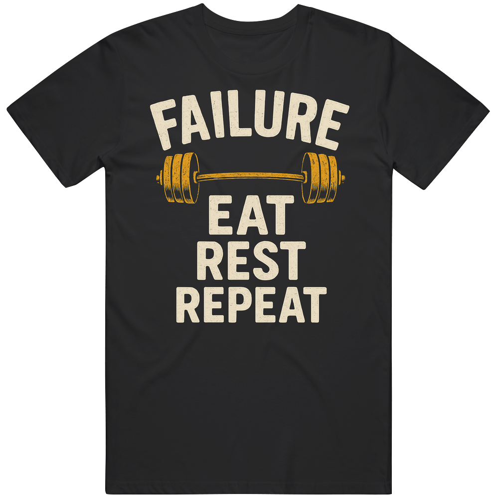 Failure Eat Rest Repeat Gym Gear T Shirt Failure Eat Rest Repeat Gym Gear T Shirt