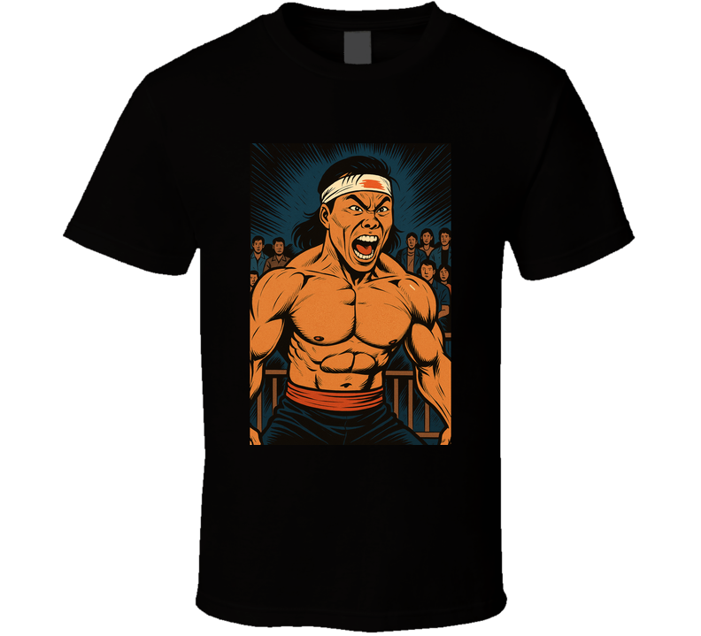 Bolo Yeung Bloodsport Comic T Shirt
