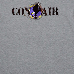 Con Air logo action movie T shirt 09517grey