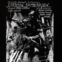 Seven Samurai Japanese film T shirt 09519