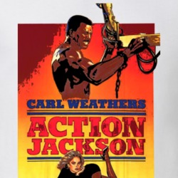 Action Jackson Carl Weathers Sharon Stone Vanity Craig T Nelson movie 80s T shirt 09539