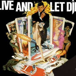 Live And Let Die 007 James Bond movie 70s t shirt 09561e