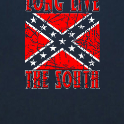Long Live the South rebel flag Redneck t shirt 09581