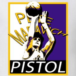 Pistol Pete Maravich Basketball great legend sports hope t shirt 09585